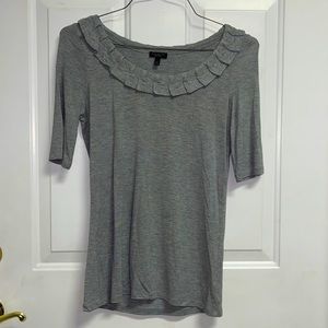 Gray short sleeve top